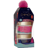 Confezione regalo di Natale di Camomilla Milano con crema corpo, scrub corpo e spugna