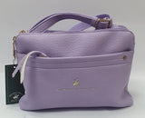 borsa a tracolla di beverly hills polo club bh-3738 blu/ lilla/ ocra