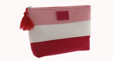 busta mare tassel righe toni di rosa/ azzurra di camomilla milano cod.60362