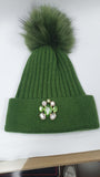 Cappello donna di trik bijoux con applicazioni swarovsky trama larga lilla/ grigio/ nero / verde