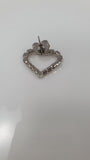 Orecchini trik bijoux cuore brillantinato grande