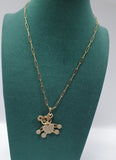 Collana di trik bijoux con orso pendente