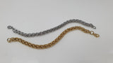 Bracciale uomo gemir oro/argento