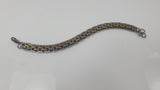 Bracciale uomo gemir argento/ con oro