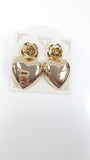 Orecchini donna fiore e cuore di trik bijoux color oro