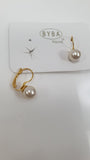 Orecchini monachina e perla di byba bijoux