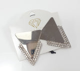 Orecchini triangolo di trik bijoux argento