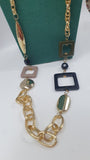Collana lunga di byba bijoux color oro