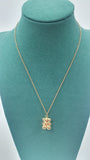 Collana con ciondolo orso di trik bijoux piccolo/ grande