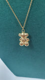 Collana con ciondolo orso di trik bijoux piccolo/ grande