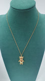 Collana con ciondolo orso di trik bijoux piccolo/ grande
