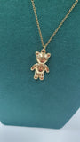 Collana con ciondolo orso di trik bijoux piccolo/ grande