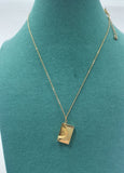 Collana donna vari ciondoli di trik bijoux cuore/ angelo / borsa
