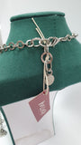 Collana donna di  mua con pendente blu