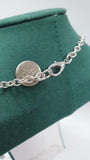 Collana donna di magnifica lunga argento con pendente