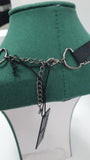 Collana donna di bella dentro Italia nero/ lilla
