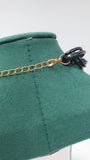 Collana donna gemir catenina intrecciata argento e nero