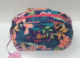 Pouch L blu flowers di camomilla Milano cod. 03859
