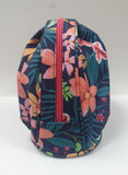 Pouch L blu flowers di camomilla Milano cod. 03859
