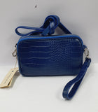 Pochette a tracolla pelletteria veneta ns204 marine