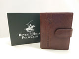 Portafoglio uomo di Beverly Hills polo club BH-1746 BLU/NERO/CUOIO