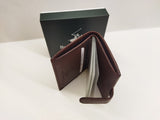 Portafoglio uomo di Beverly Hills polo club BH-1746 BLU/NERO/CUOIO