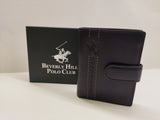 Portafoglio uomo di Beverly Hills polo club BH-1746 BLU/NERO/CUOIO