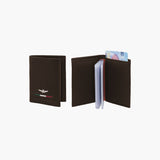 Portacarte uomo in pelle di Aeronautica Militare AM154 Moro/Blu/Nero