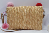 borsa paglia camomilla milano rosa 54411