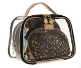 set beauty bag S di camomilla milano oro art cod. 61114