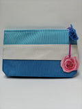 busta mare tassel righe toni di rosa/ azzurra di camomilla milano cod.60362
