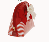 Beauty case donna/ pouch  L Salina di camomilla milano rosso/ blu cod. 58739