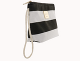 busta mare riga M nero per sempre cod.60200 di camomilla milano