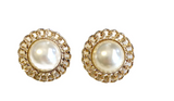 Orecchini donna di byba bijoux a clips bonheur perla bianca