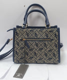 borsa donna di beverly hills polo club bh-3920 blu/nero