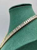 Set da donna di  collana e orecchini di trik bijoux fiore pendente oro