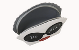 beauty case donna/ pouch be chic di camomilla milano taglia M/L  bianco/ nero cod. 61371 / 61368