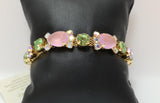 Set donna di trik bijoux orecchini e bracciale con gocce lilla