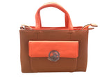 borsa donna di beverly hills polo club bh-3931 L.BROWN/ORANGE
