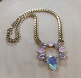 collana trik bijoux con pietre rosa