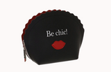 beauty case donna/ pouch be chic di camomilla milano taglia M/L  bianco/ nero cod. 61371 / 61368