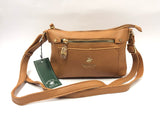 borsa a tracolla di beverly hills polo club bh-4139 bianco/ cuoio