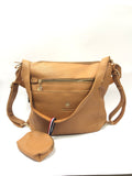 borsa / zaino beverly hills polo club bh-4131 bianco/ cuoio