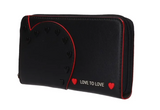 Portafoglio donna love to love LO-145 rosa/ fucsia/ nero
