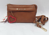 POCHETTE DONNA LOVE TO LOVE LO-365 BURGUNDY / BROWN