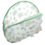 pouch XL corolle di camomilla milano cod.64431 rosa/ verde