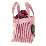 Busta XL con manici rosa be chic cod. 64766 rosa/ bianco