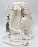 zaino donna beverly hills polo club bh-4132 bianco/ beige/ cuoio