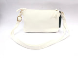 borsa a tracolla di beverly hills polo club bh-4139 bianco/ cuoio