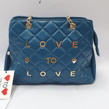 LOVE TO LOVE BORSA DONNA LO241 PETROL